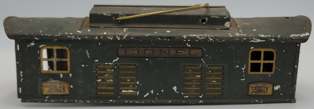 Lionel 253-30 O Gauge Green Electric Locomotive Shell with Some Brass Trim