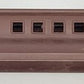 Lionel 418-09 Vintage Standard Gauge Repainted Brown Passenger Car Roof Top