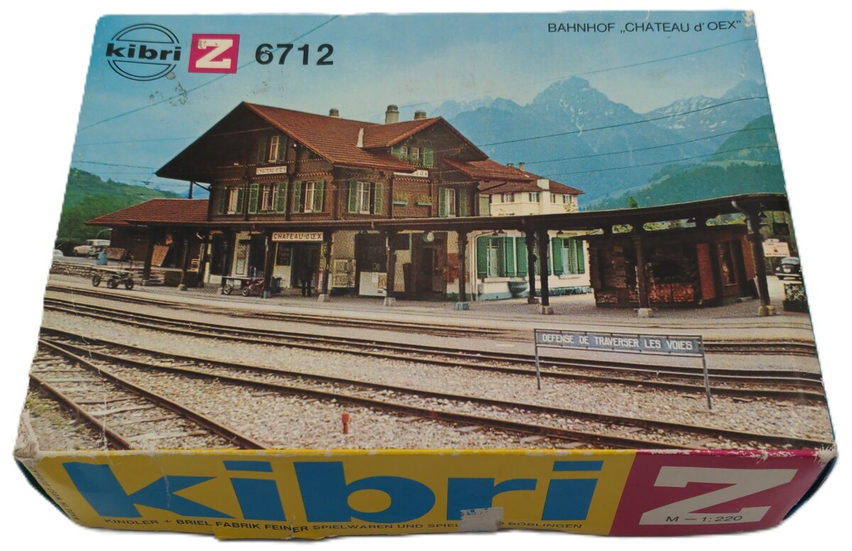 Kibri B-6712 Z Scale Alpine Train Station Building Kit