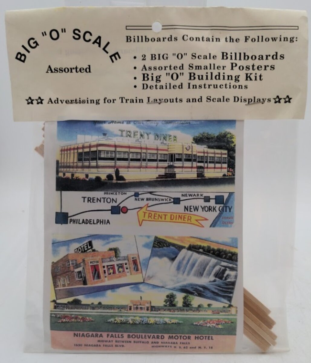 Acme 62-18 By Big O Scale Poster Billboards Niagara Falls Kit (Pack of 2)