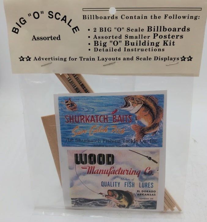 Acme 19-48 By Big O Scale Poster Billboards El Dorado Arkansas Kit (Pack of 2)