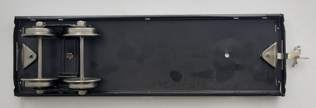 Lionel 212-2X Repainted Black Tinplate Gondola Frame with One Truck and Coupler