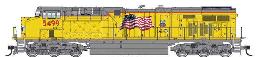 Walthers 910-20233 HO UP GE ES44AC GEVO Diesel Locomotive Sound & DCC #5544