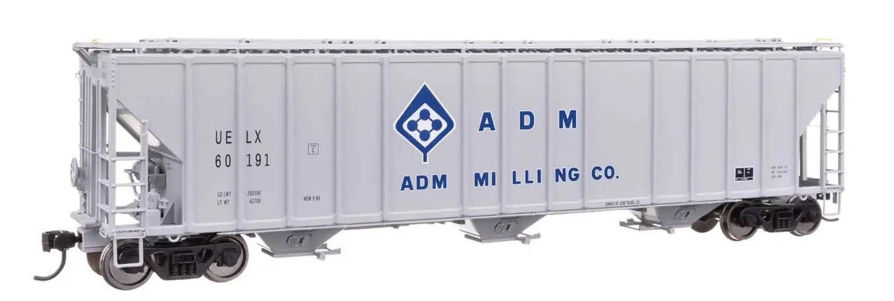 Walthers 920-106172 HO ADM-Milling UELX 55' Evans 4780 Covered Hopper #60191