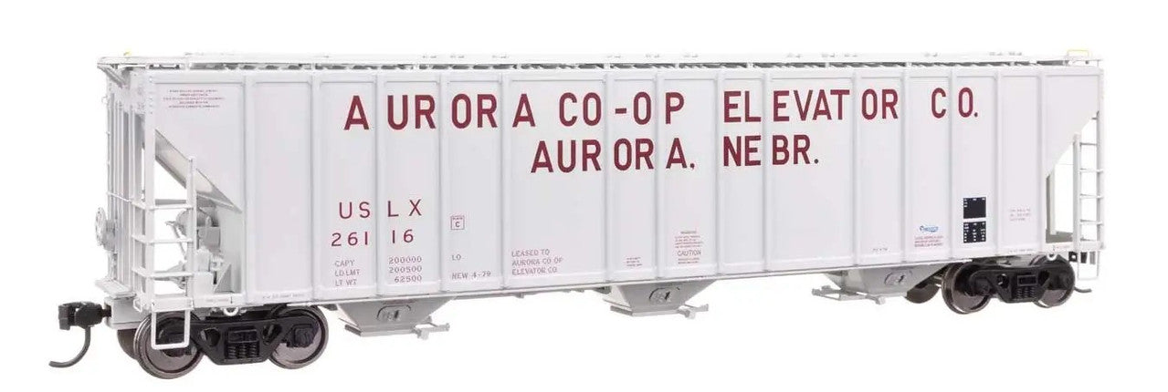 Walthers 920-106178 HO Aurora CO-OP USLX 55' Evans 4780 Covered Hopper #26116