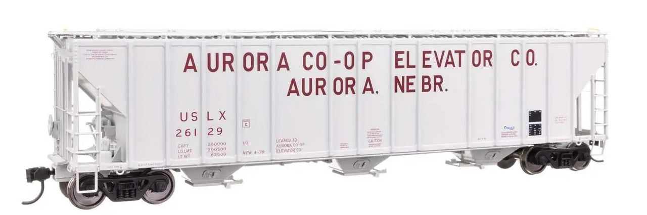 Walthers 920-106180 HO Aurora CO-OP USLX 55' Evans 4780 Covered Hopper #26129