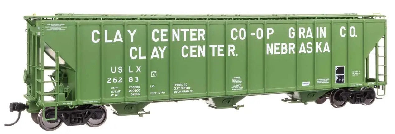 Walthers 920-106182 HO Clay Center USLX 55' Evans 4780 Covered Hopper #26283