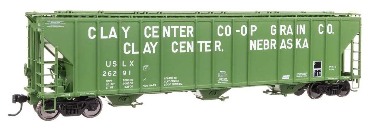 Walthers 920-106184 HO Clay Center USLX 55' Evans 4780 Covered Hopper #26291