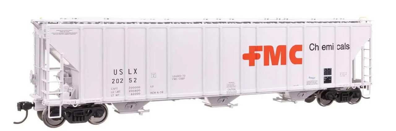 Walthers 920-106188 HO FMC USLX 55' Evans 4780 Covered Hopper #20252