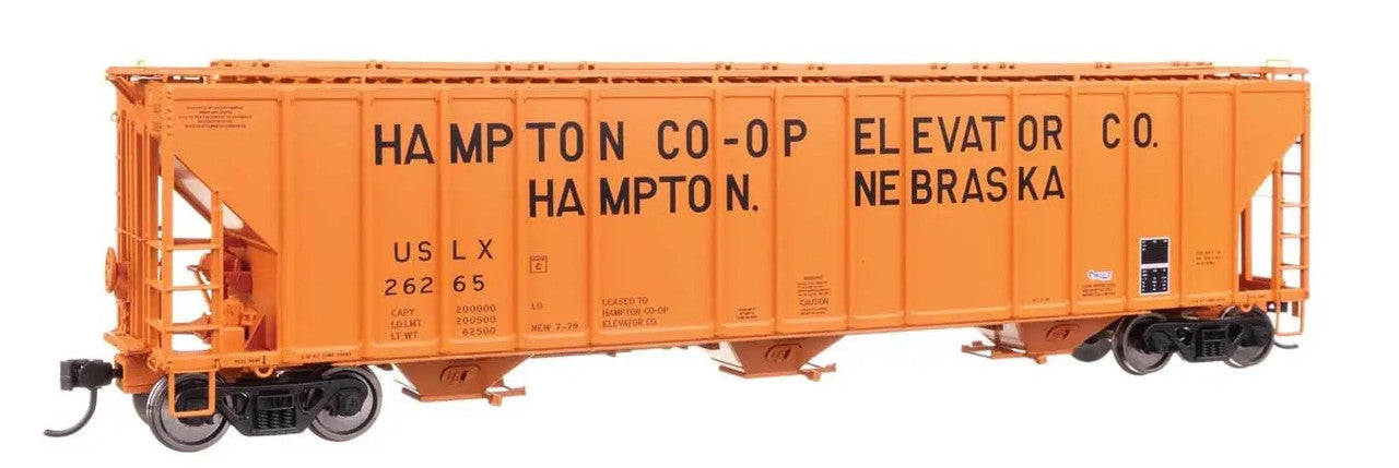 Walthers 920-106197 HO Hampton Co-op USLX 55' Evans 4780 Covered Hopper #26265