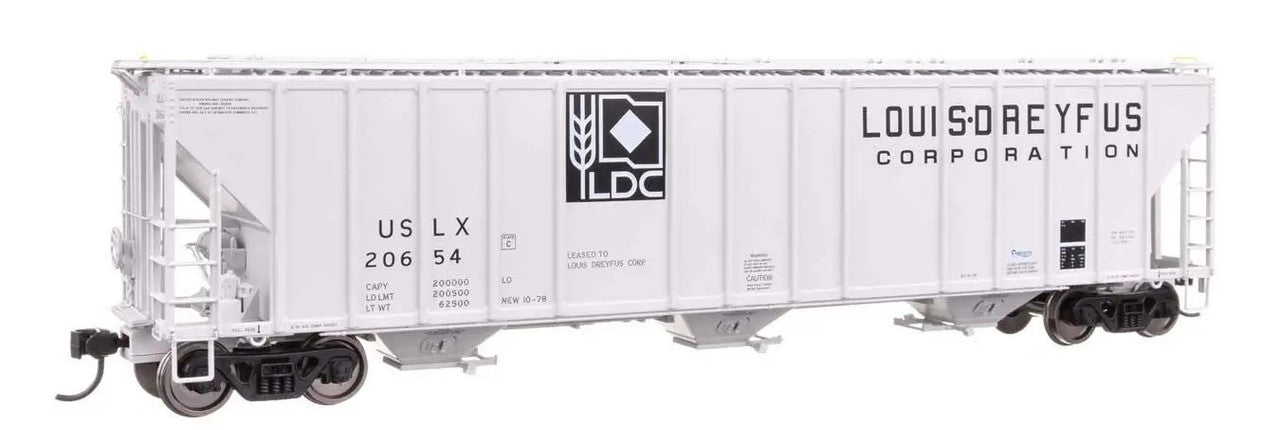 Walthers 920-106200 HO Louis Dreyfus USLX 55' Evans 4780 Covered Hopper #20654