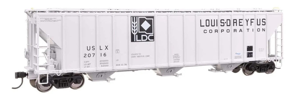 Walthers 920-106201 HO Louis Dreyfus USLX 55' Evans 4780 Covered Hopper #20716