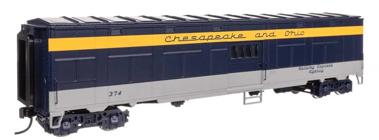 Walthers 920-10843 HO C&O C&O-Style Express Boxcar Troop Sleeper Conversion #374