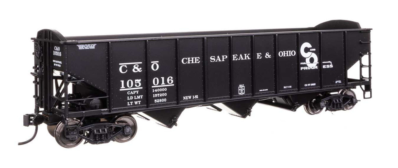 Walthers 910-56739 HO Chesapeake & Ohio 70-Ton AAR 3-Bay Open Hopper #105192