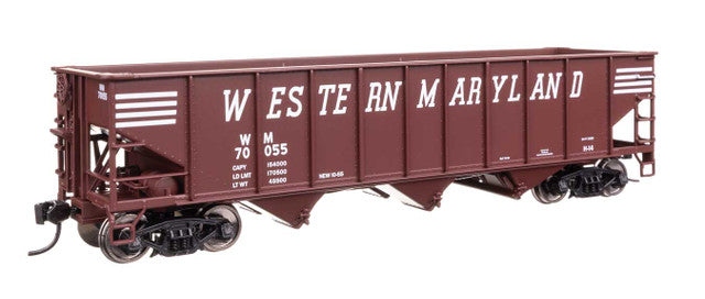 Walthers 910-56759 HO Western Maryland 70-Ton AAR 3-Bay Open Hopper #70055