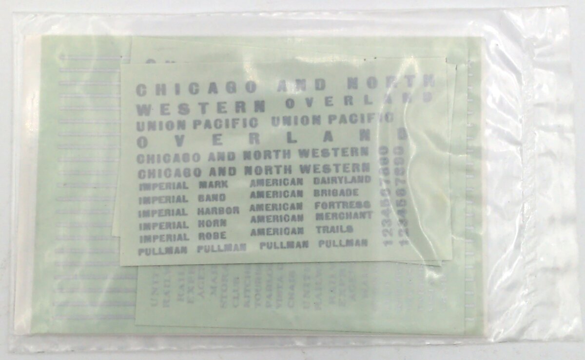 Walthers 93-83 HO Union Pacific Silver J22 Decals