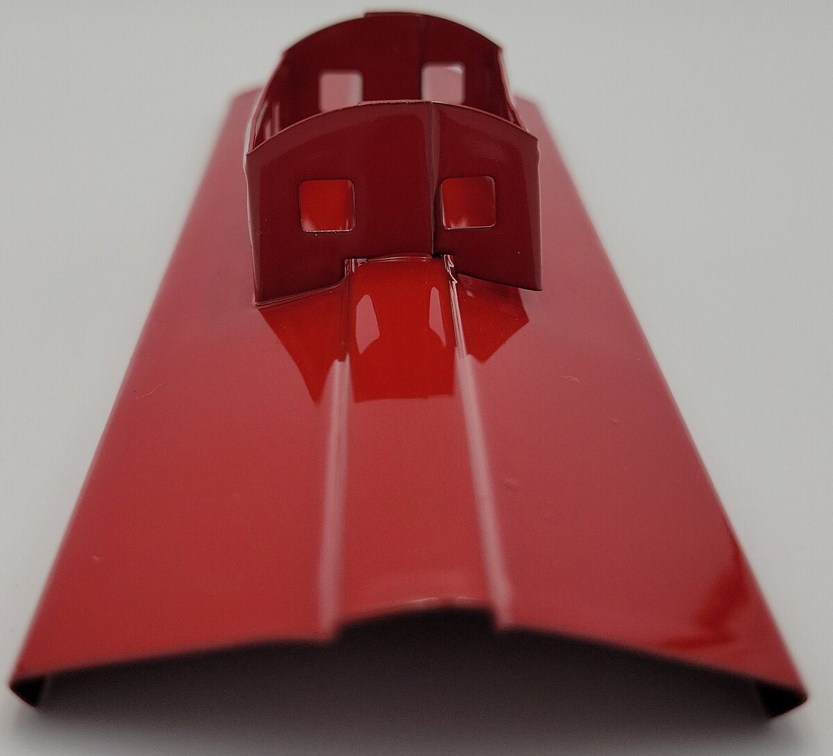 Ives 67-10 O Gauge Prewar Repainted Red Metal Cupola Caboose Roof