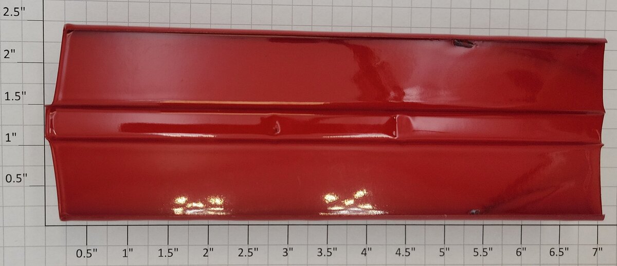 Ives 67-10 O Gauge Prewar Repainted Red Metal Cupola Caboose Roof