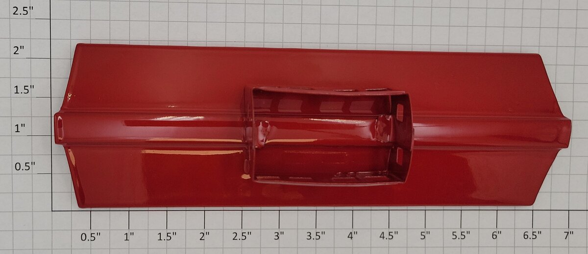 Ives 67-10 O Gauge Prewar Repainted Red Metal Cupola Caboose Roof