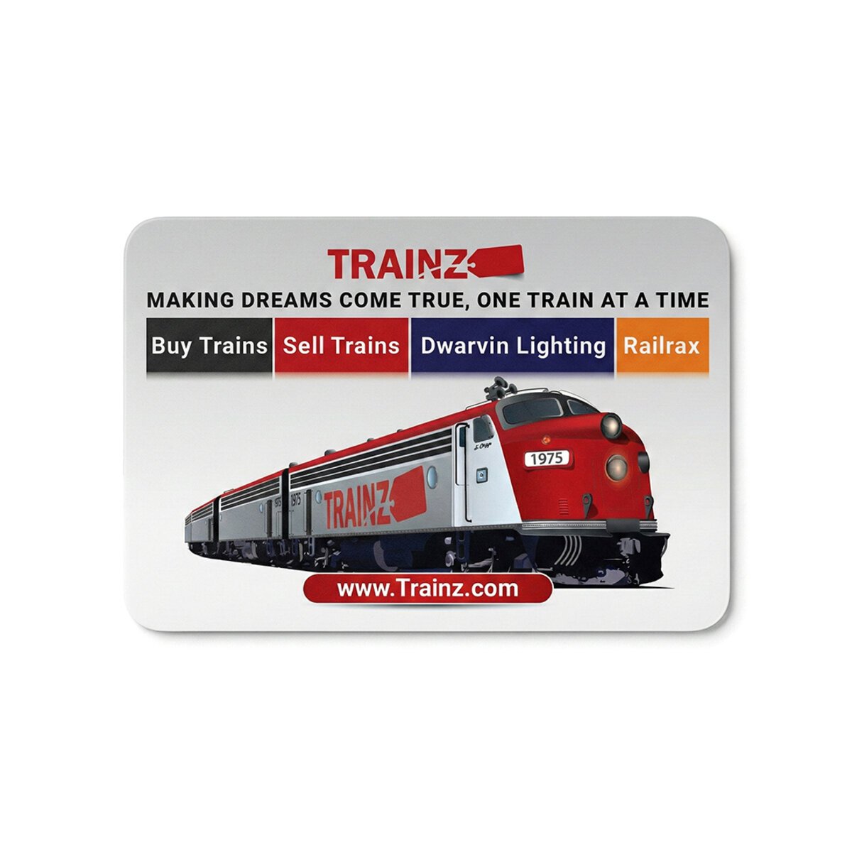 Trainz Official "Trainz.com" Decorative Magnet