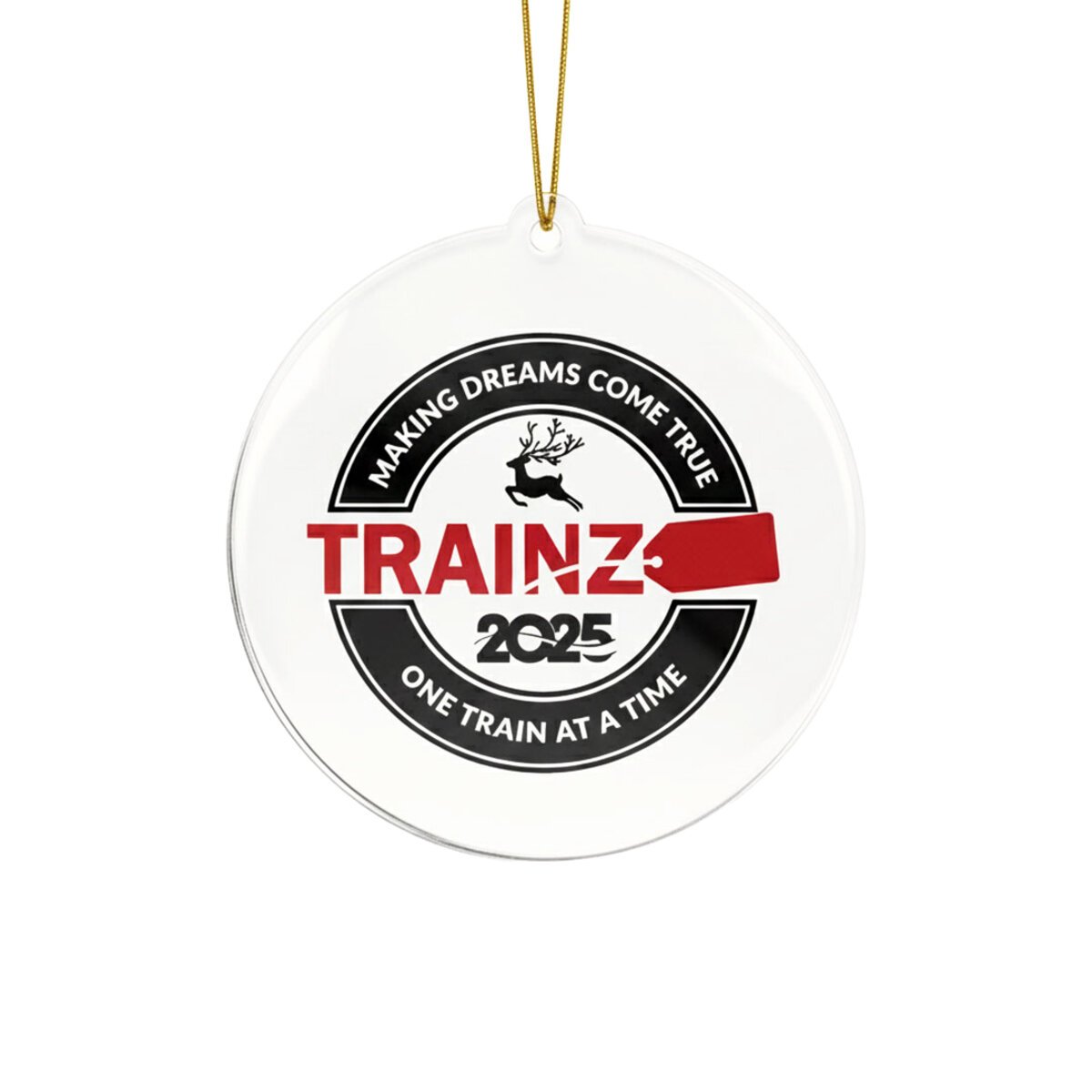 Trainz Official Trainz.com 2025 Christmas Ornament