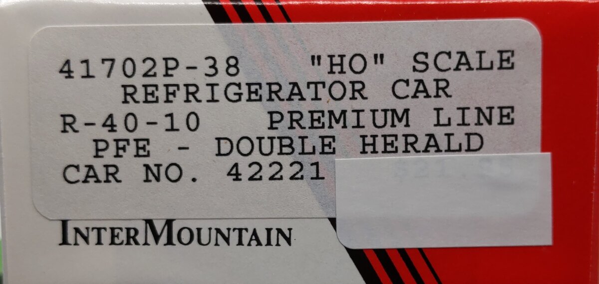 InterMountain 41702P-39 HO Pacific Fruit Express Refrigerator Car Kit (#42230)