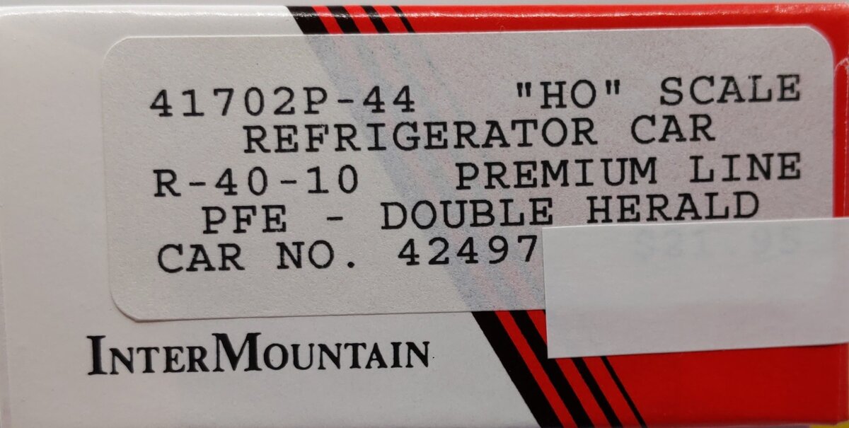 InterMountain 41702P-44 HO Pacific Fruit Express Refrigerator Car Kit (#42497)