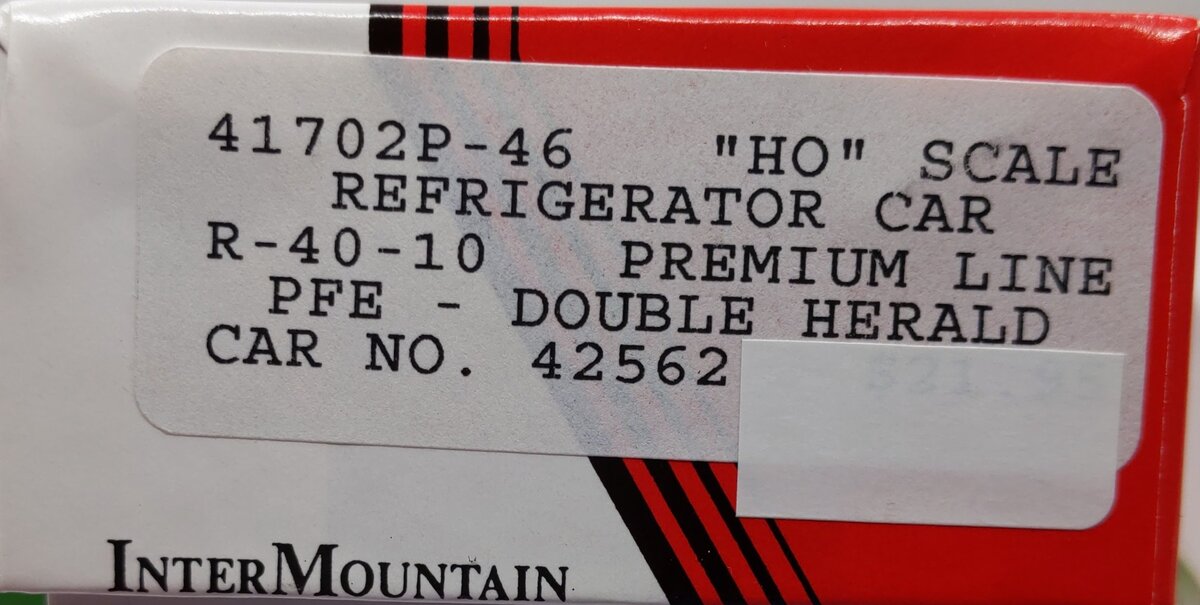 InterMountain 41702P-46 HO Pacific Fruit Express Refrigerator Car Kit (#42562)