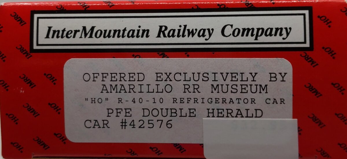 InterMountain 42576 HO Pacific Fruit Express Double Herald R40-25 Road #:42576