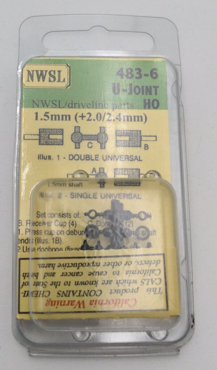 NWSL 483-6 All Scale Universal Coupler Set