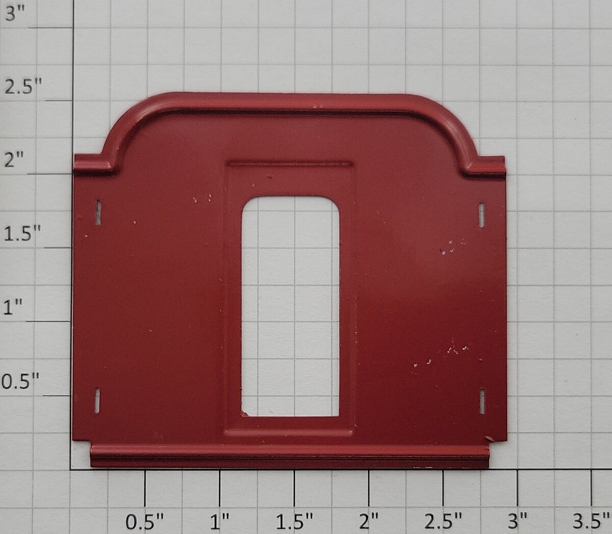 Acme 0926-5 O Gauge Prewar Light Red Passenger Car Door Frame