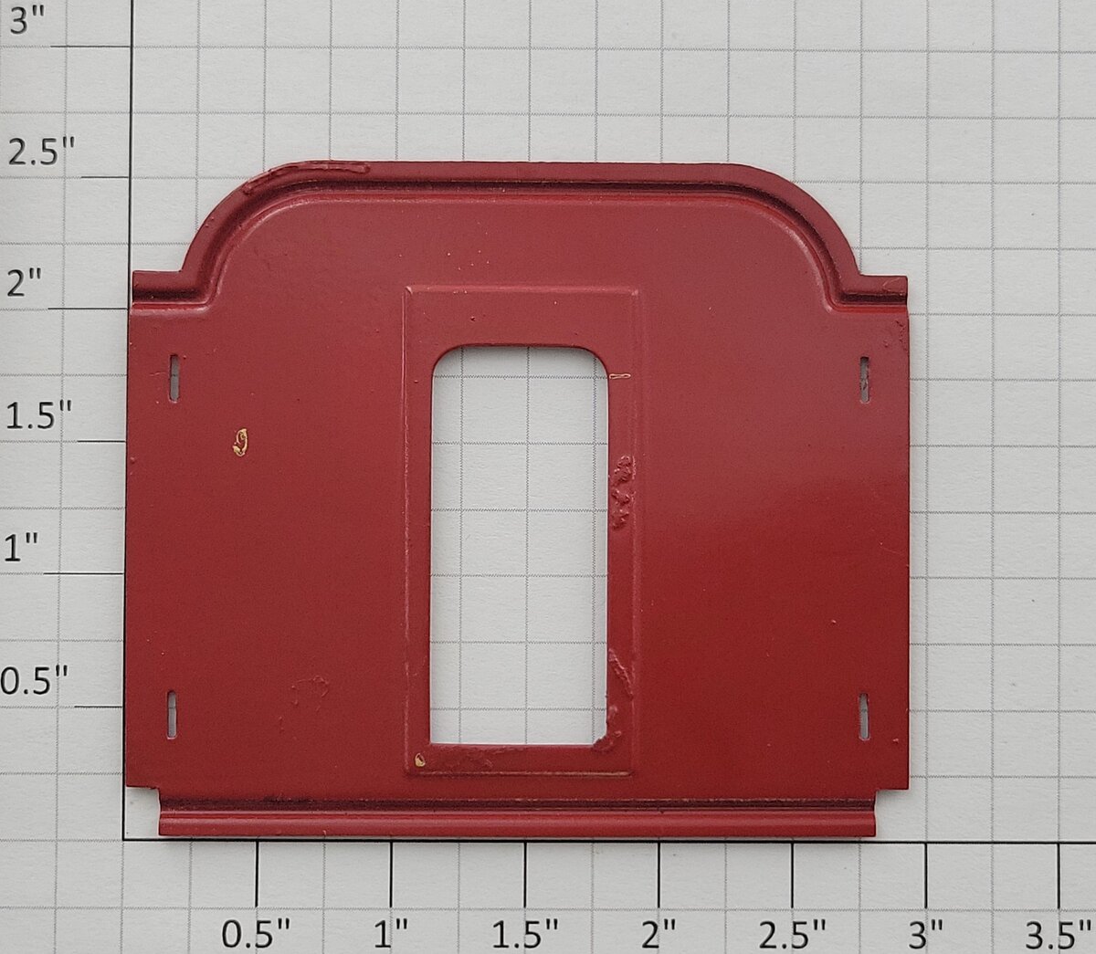 Acme 0926-5 O Gauge Prewar Light Red Passenger Car Door Frame