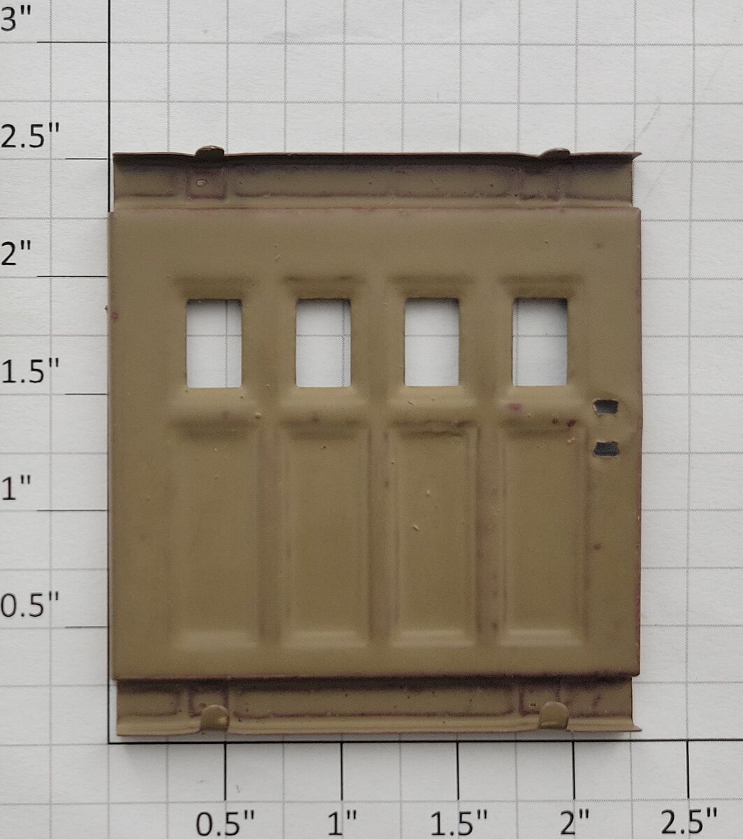 Lionel 332-1 Prewar Brown Right Hand Baggage Car Door without Handle