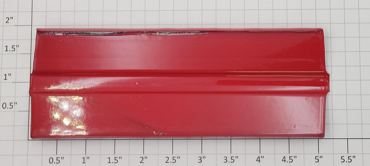 Ives 50-10 O Gauge 50 Series Repainted Red Freight Car Roof