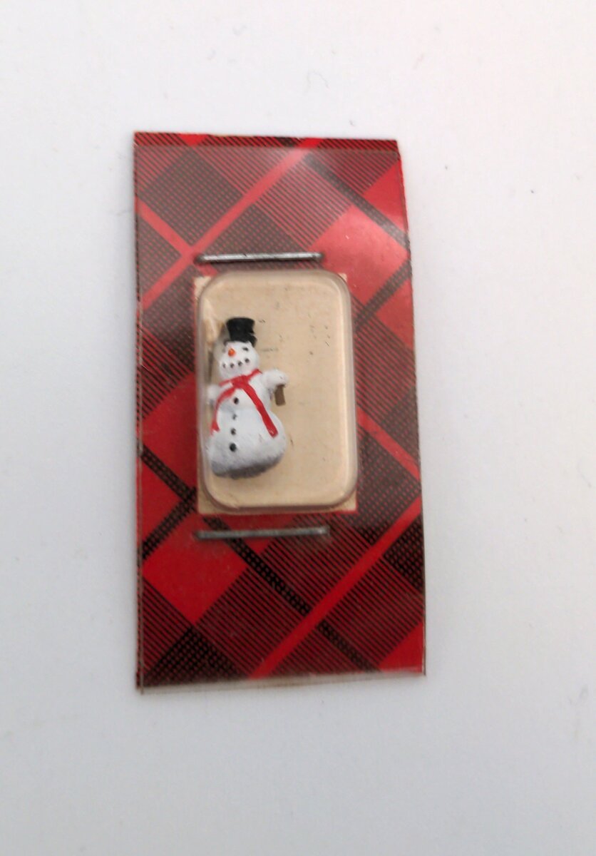 Campbell Scale Models 1261-135 HO Snowman Mini-Figure