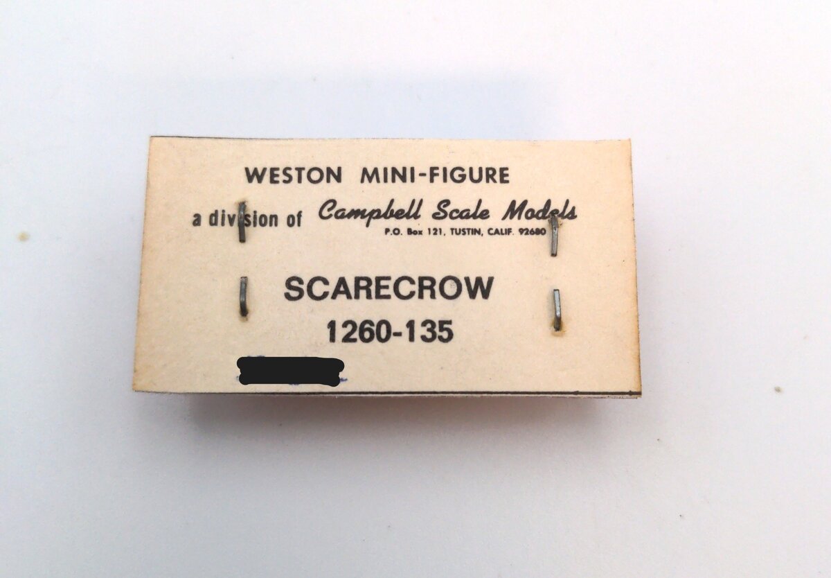 Campbell Scale Models 1260-135 HO Scarecrow Mini-Figure