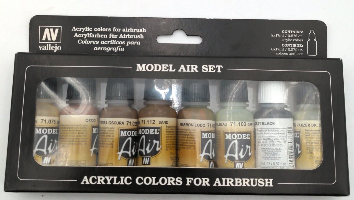 Vallejo Paint 141610 Model Air Set Acrylic Colors for Airbrush