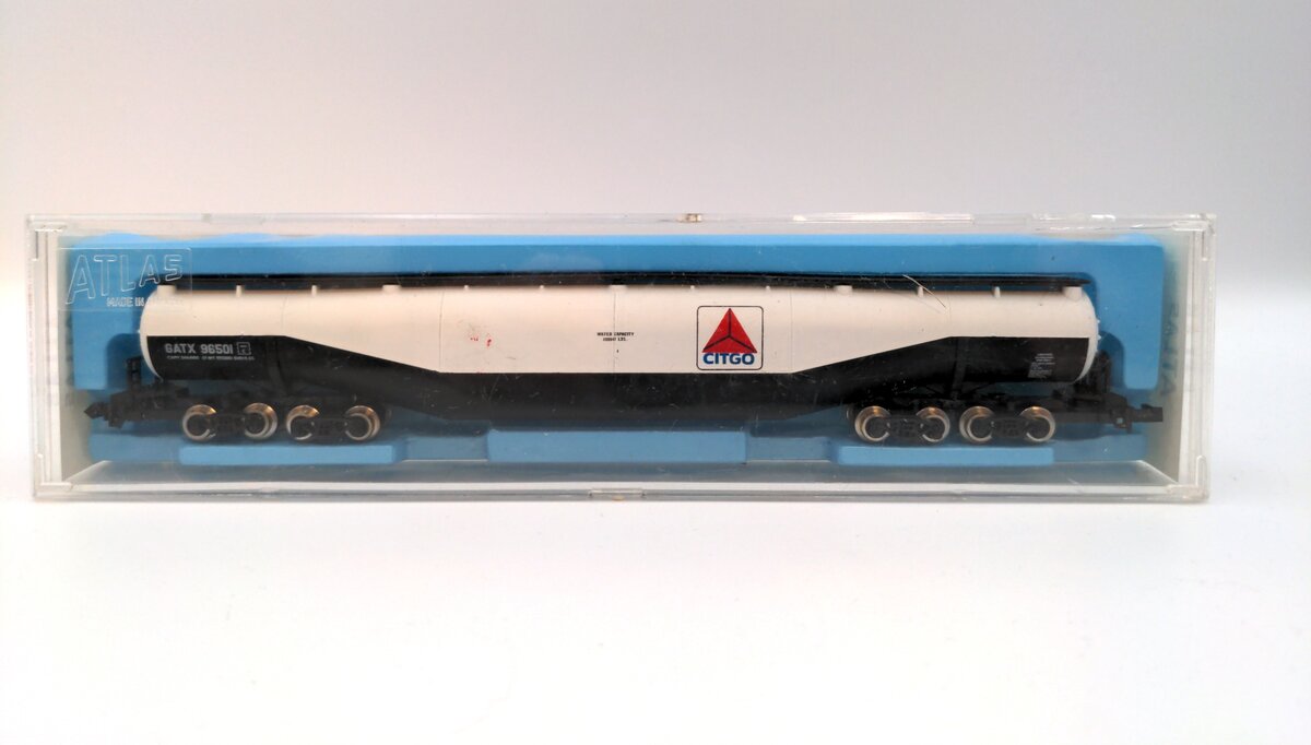 Atlas 3111 N Scale Citgo 94 Ft. Tank Car #96501