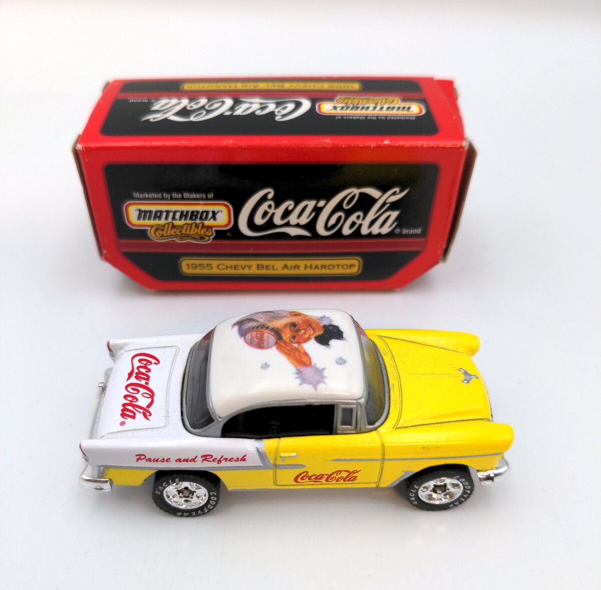 Matchbox 1:64 Die-Cast Coca-Cola Chevy Bel Air Hardtop