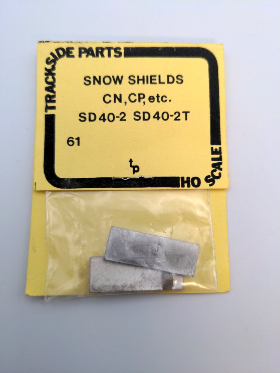 Trackside Parts 61 HO CN and CP SD 40-2 SD 40-2 T Snow Shields
