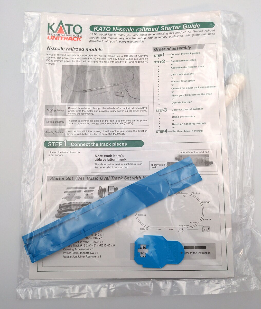 Kato N Scale 20-864 Railroad Starter Guide
