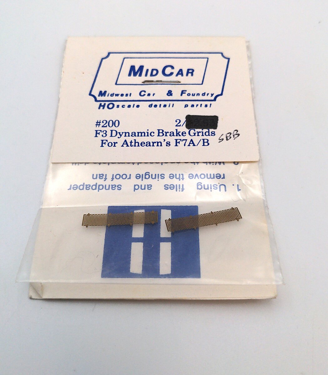 Midwest Products 200 HO Brass F3 Dynamic Brake Grids (For Athearn's F7A/B)