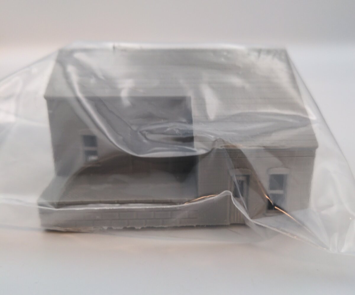 CrutchForm 377-NRR01L N Scale 3-D Printed Unpainted Warehouse with Dock