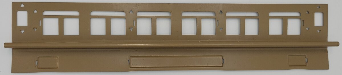 Lionel 309-11 Standard Gauge Repainted Brown Tinplate Passenger Window Insert