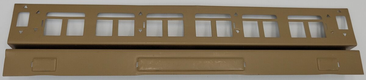Lionel 309-11 Standard Gauge Repainted Brown Tinplate Passenger Window Insert