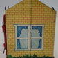 Marx 081424 Prewar Yellow Tinplate HO Whistle Station with Wiring - Incomplete