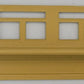 Lionel 332-30 O Gauge Repainted Tan Passenger Car Window Insert