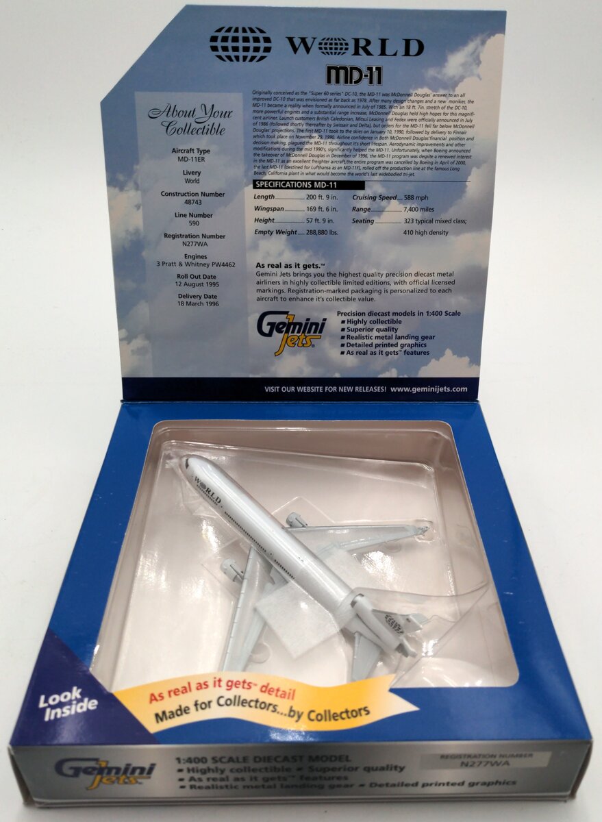 Gemini Jets N277WA MD-11