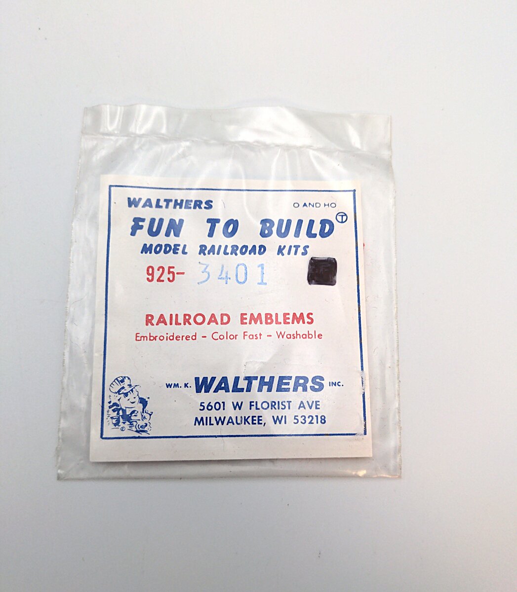 Walthers 925-3401 Central Vermont Railroad Emblems Patch