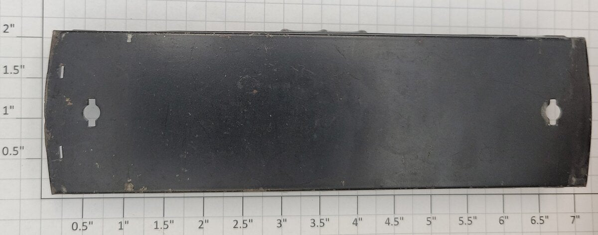 Lionel 530-3 Prewar Black O Gauge Observation Car Frame with Small Scratches